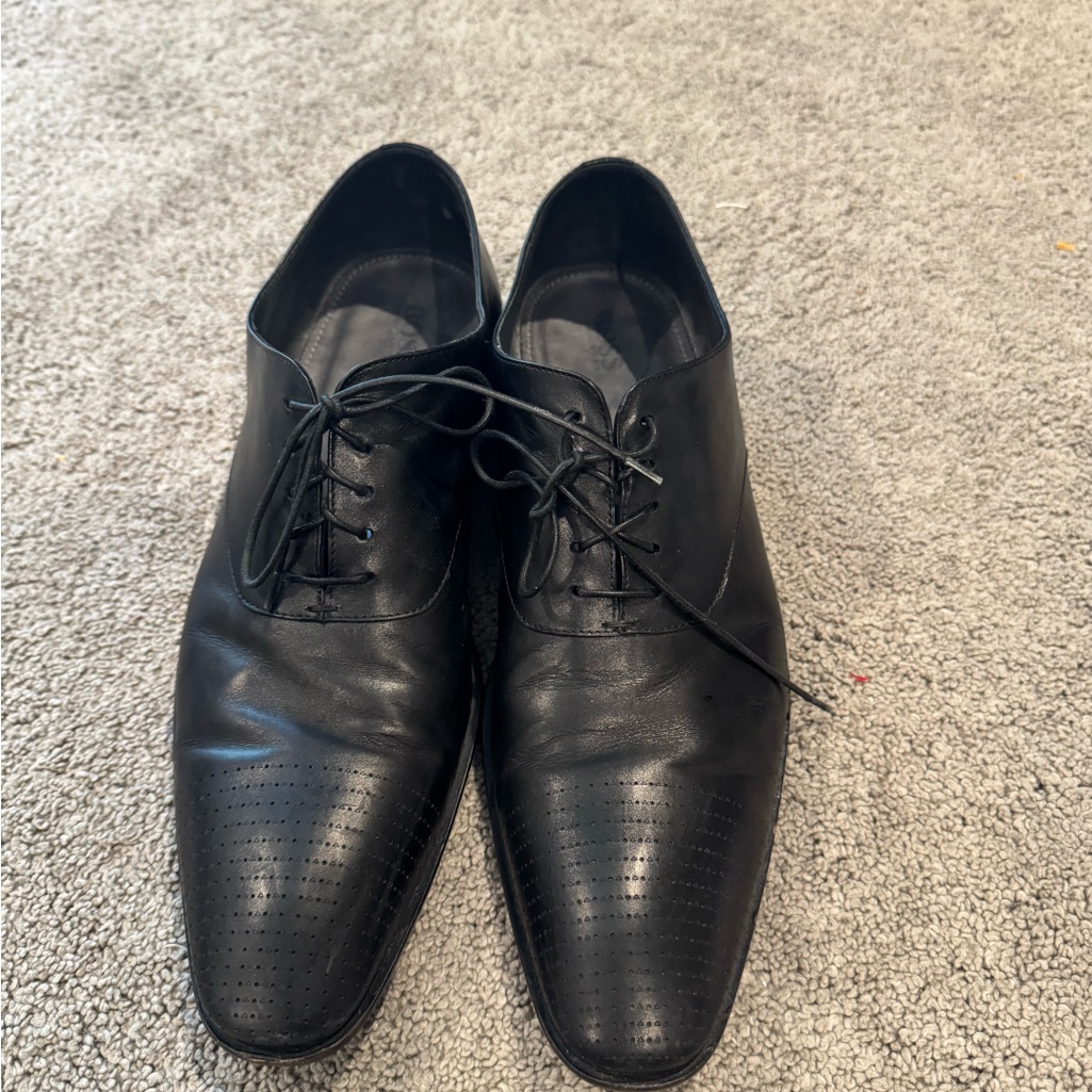 Hugo Boss Black Leather Oxfords